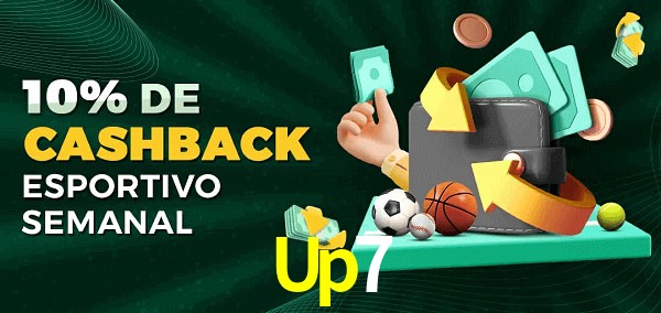 10% de bônus de cashback na Up7